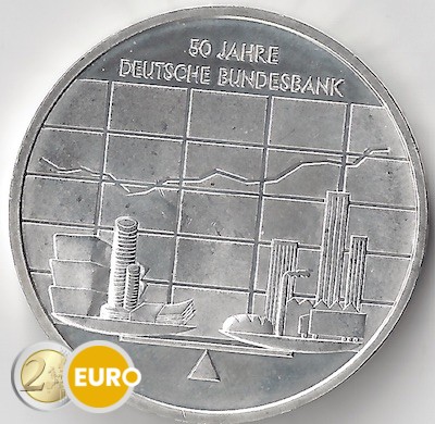 10 euro Duitsland 2007 - J 50 jaar Bundesbank BU FDC