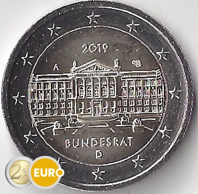 2 euros Alemania 2019 - A Bundesrat UNC