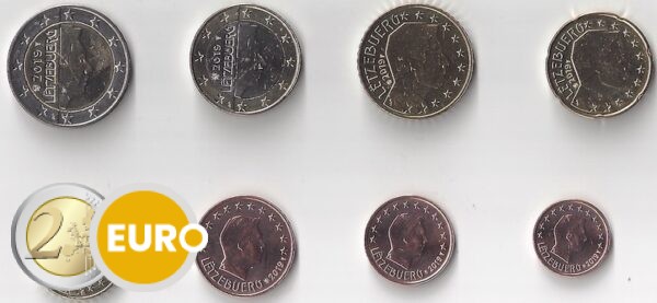 Euro set UNC Luxemburg 2019
