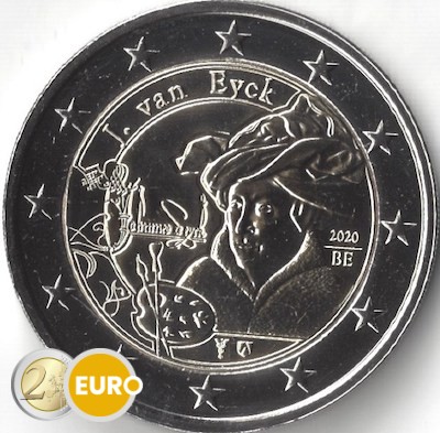 2 euro België 2020 - Jan Van Eyck UNC
