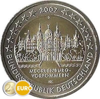 Duitsland 2007 - 2 euro D Mecklenburg-Vorpommern UNC