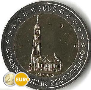 Duitsland 2008 - 2 euro D Hamburg UNC