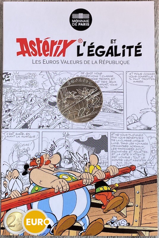 10 euro Frankreich 2015 - Asterix Gleichheit bei den Olympischen Spielen - in Coincard