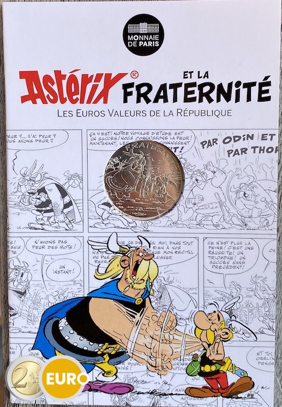 10 euro Frankrijk 2015 - Asterix fraternité en de Noormannen - in coincard