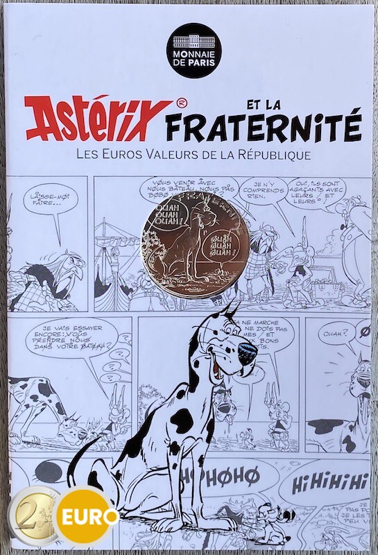 10 euro Frankrijk 2015 - Asterix fraternité De grote oversteek - in coincard
