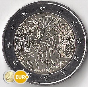 2 euro Frankrijk 2019 - Berlijnse Muur UNC