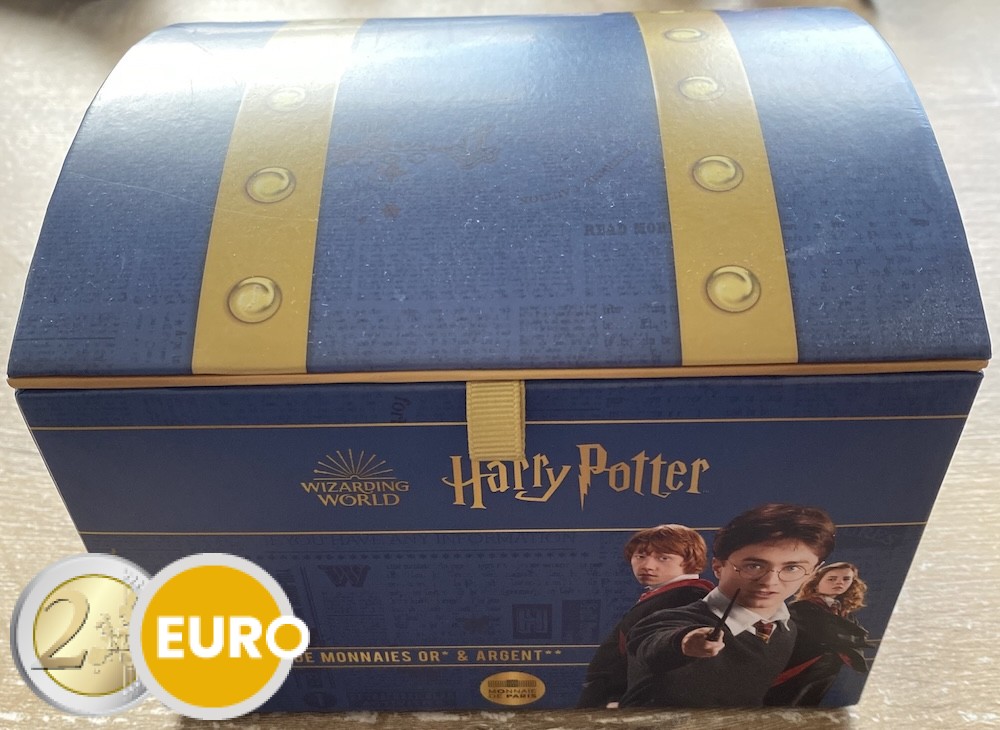 9 x 10 euro Frankreich 2021 - Harry Potter UNC Silber - Band 1 + Sammelbox