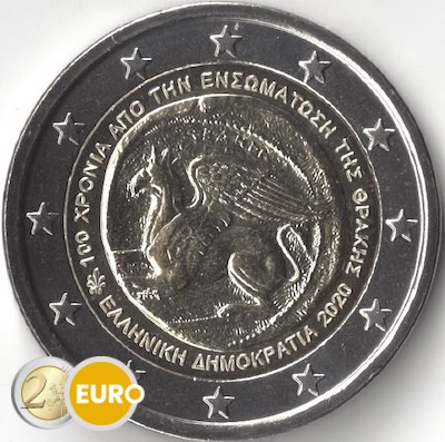 2 euro Griekenland 2020 - Eenwording met Thracie UNC