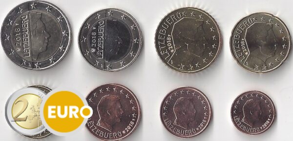 Euro set UNC Luxemburg 2018