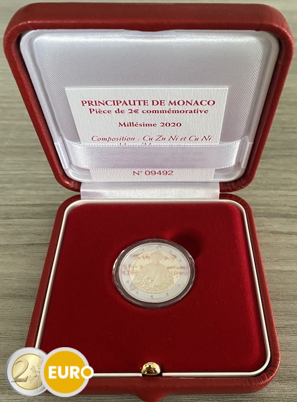 2 euros Monaco 2020 - Honoré III BE Proof