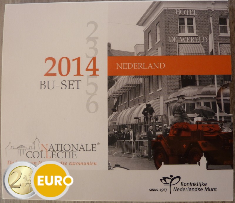 Euro set BU FDC Nederland 2014 Bevrijdingsdag