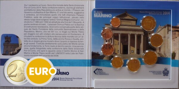 Euro set BU FDC San Marino 2014