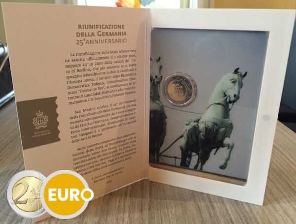 2 euro San Marino 2015 - Duitse Eenheid BU FDC
