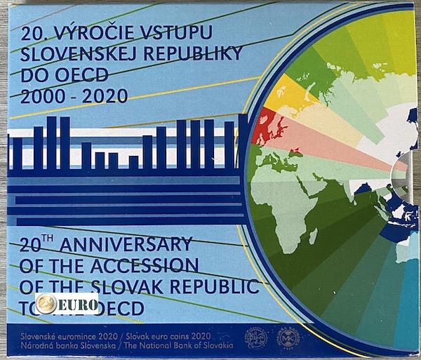 Euro set BU FDC Slowakije 2020 - Toetreding tot OESO