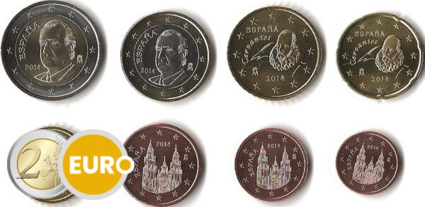 Série euro UNC Espagne 2014