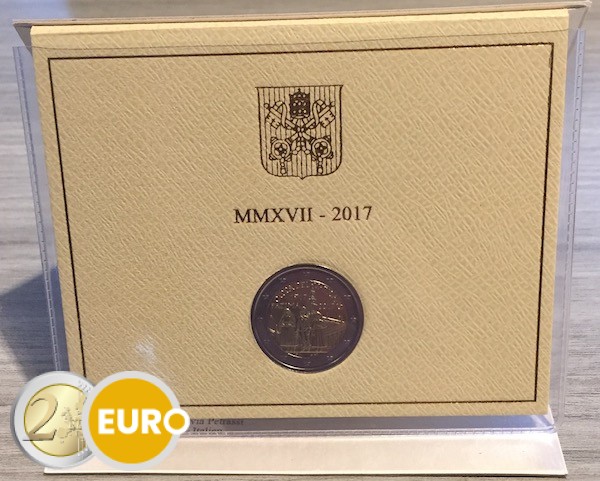 2 euro Vaticaan 2017 - Verschijningen Fátima BU FDC