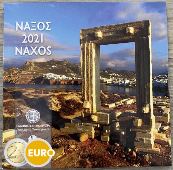 Euro set BU FDC Griekenland 2021 Naxos