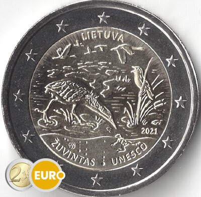2 euro Litouwen 2021 - Biosfeerreservaat Zuvintas UNC