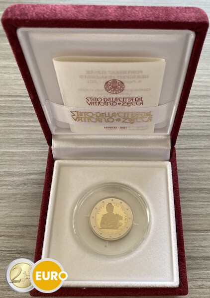 2 euro Vaticaan 2021 - Caravaggio BE Proof