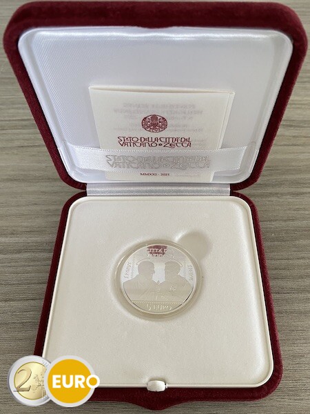 5 euros Vaticano 2021 - San Pedro y San Pablo BE Proof Plata