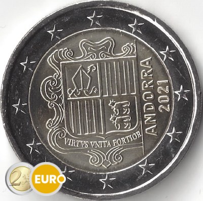 2 euro Andorra 2021 - Wapenschild UNC
