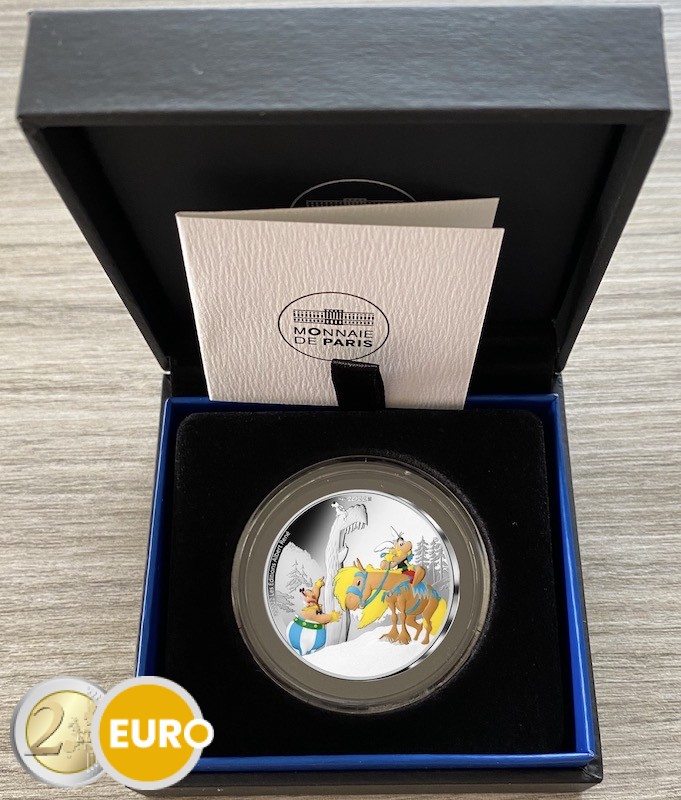 10 euro Frankrijk 2022 - Asterix en de Griffioen BE Proof zilver gekleurd