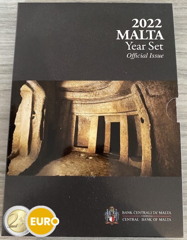 Euro set BU FDC Malta 2022 + 2 euro Hal Saflieni Hypogeum