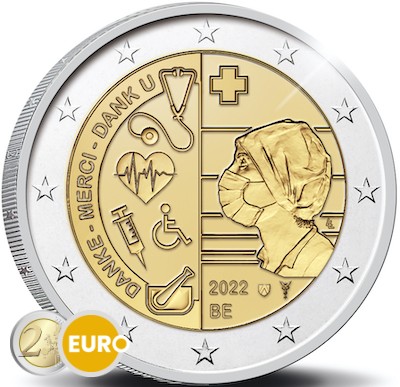 2 euro Belgie 2022 - Gezondheidszorg UNC