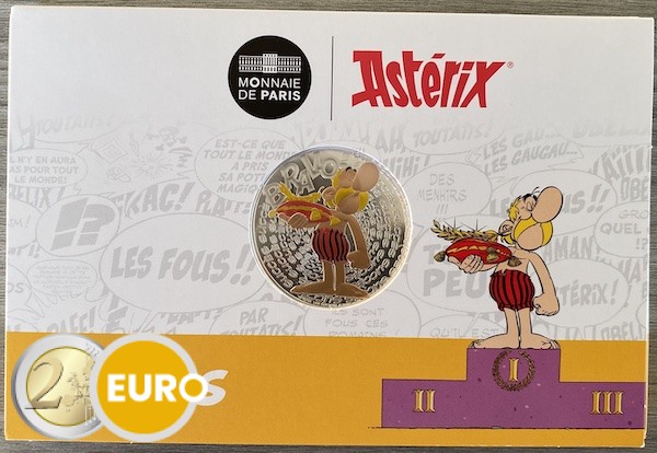 50 euro Frankrijk 2022 - Asterix Succes BE Proof zilver gekleurd
