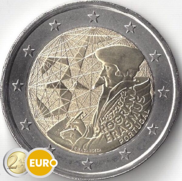 2 euro Portugal 2022 - Erasmus UNC
