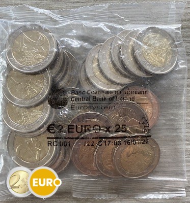 25 x 2 euro Ierland 2022 - Erasmus