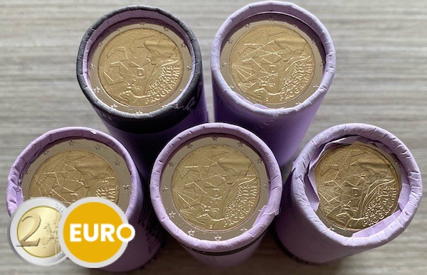 Rouleaux 2 euros Allemagne 2022 - Erasmus ADFGJ