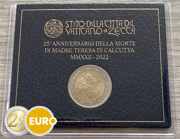 2 euro Vaticaan 2022 - Moeder Teresa BU FDC