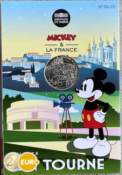 10 euro Frankrijk 2018 - Mickey Ssst, we draaien - in coincard