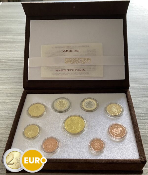 Euro set BE Proof Vaticaan 2023 + 50 euro goud