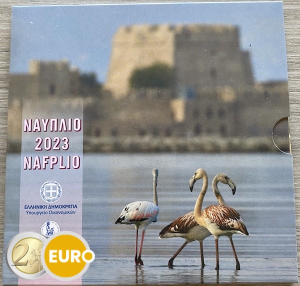 Euro set BU FDC Griekenland 2023 Nafplio