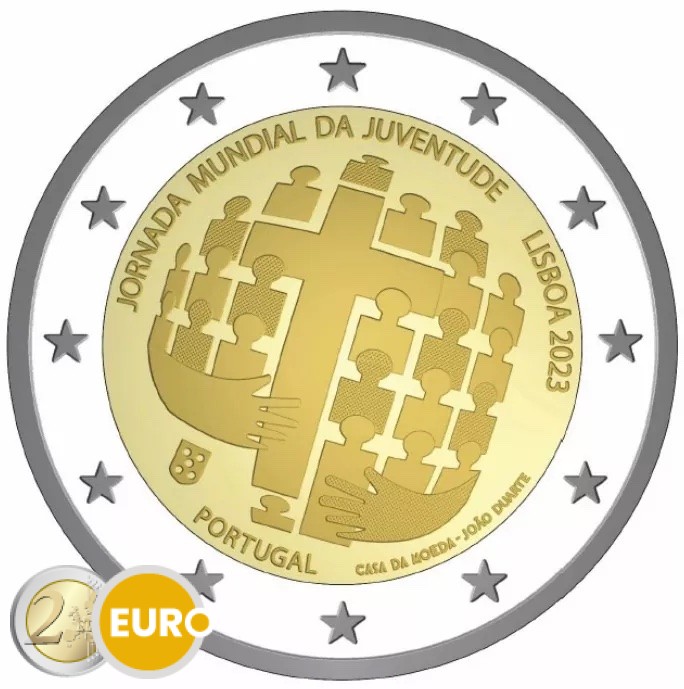 2 euro Portugal 2023 - Wereldjongerendag Lissabon UNC