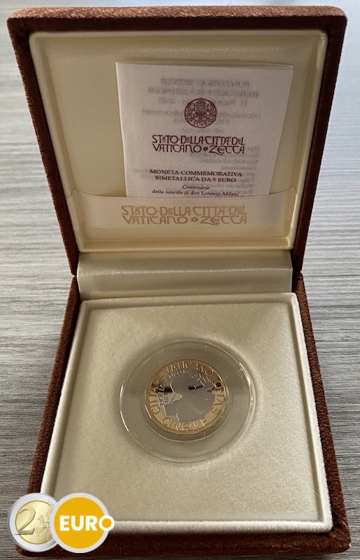 5 euro Vaticaan 2023 - Don Lorenzo Milani BE Proof