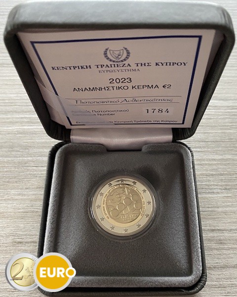 2 euro Cyprus 2023 - Centrale Bank BE Proof