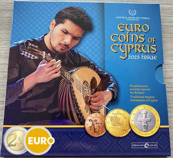 Euro set BU FDC Cyprus 2023 - Traditionele muziekinstrumenten