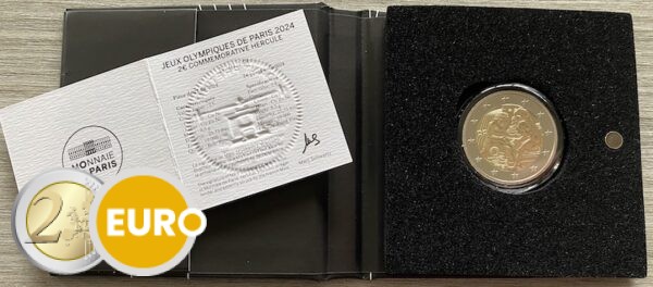 2 euro Frankrijk 2024 - Hercules worstelen - Notre Dame BE Proof