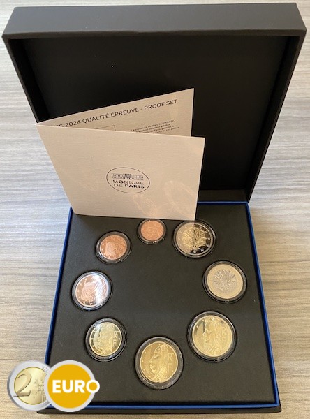 Euro set BE Proof Frankrijk 2024