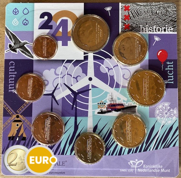 Euro set UNC Nederland 2024 Lucht