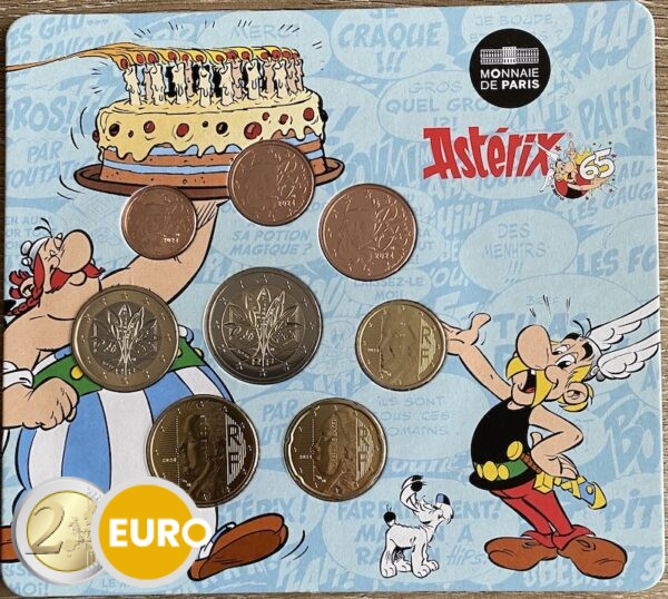 Euro set BU FDC Frankrijk 2024 Asterix