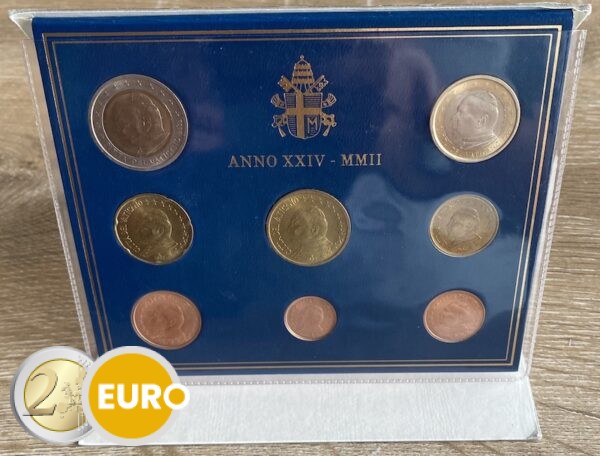 Euro set BU FDC Vaticaan 2002