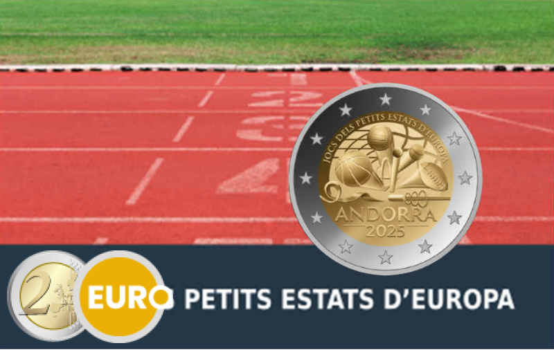 2 euro Andorra 2025 - Spelen Kleine Staten BE Proof