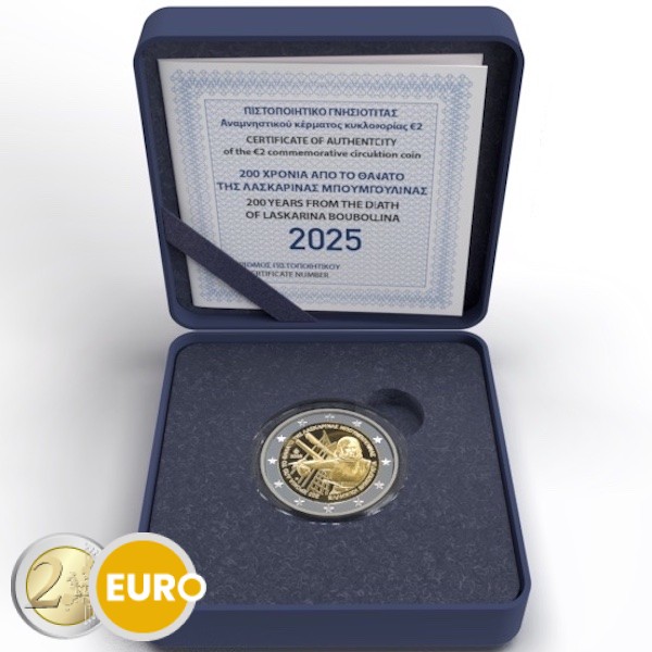 2 euro Griekenland 2025 - Laskarina Bouboulina BE Proof