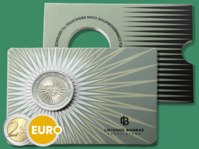 2 euro Litouwen 2025 - Verdediging BU FDC Coincard