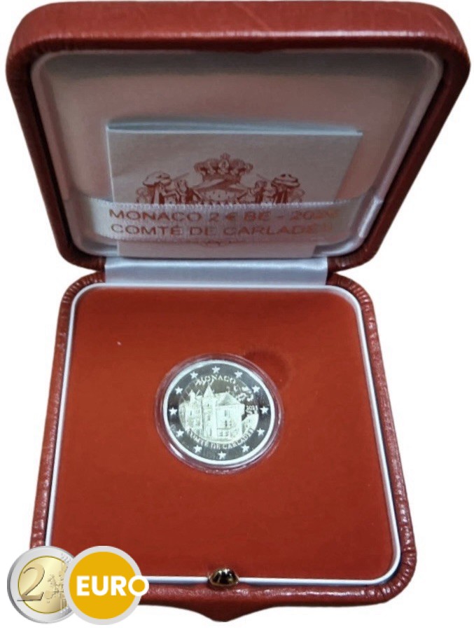 2 euro Monaco 2025 - Oud leengoed Carladès BE Proof
