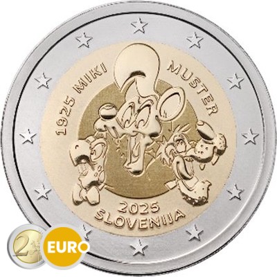 2 euro Slovenie 2025 - Miki Muster BE Proof